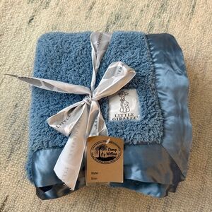 Little Giraffe Chenille Baby Blanket with satin edge